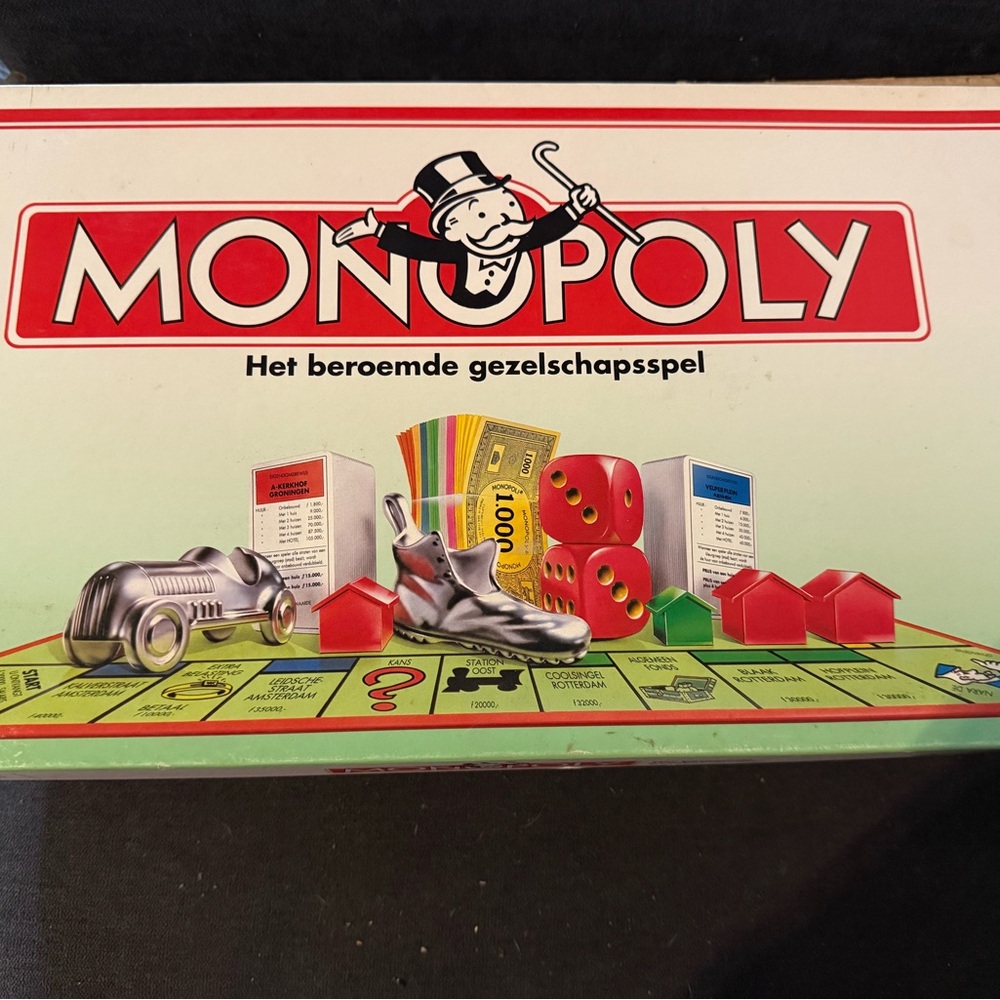 Vintage MONOPOLY – Dutch Edition | Parker Brothers | Complete Set 🇳🇱